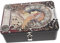 PACKOVE Caja Caja De Lata Decoración Vintage Latas De Dulces Recipiente Metalico Con Tapa Contenedor De Té Latas De Metal Rectangulares Café Viejo Lata Pequeña Hojalata