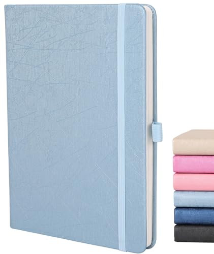 Beinushor Bullet Dotted Journal A5, Dot Journal con carta spessa Premium 120 GSM per copertina rigida, in pelle vegana, portapenne, tasca interna, 160 Dot Pages Dot Grid Journal Notebook