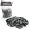 Lego 2x4 Steine Classic, 100 Stück - Einzelne Bausteine in der Großpackung, für Lego Platte und Box, Einsteigerset | Basic Bricks (3001) (Dunkelgrau)