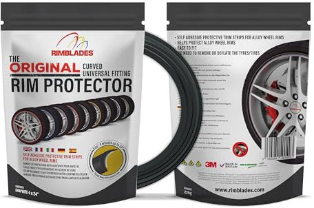 Aroba Rimblades Original GRAPHITE NEU 2024 universal FELGENSCHUTZ & STYLING Felgenschutzring Alu Felgen Ringe Felgenrandaufkleber Felgenstyling Felgenhornschutz Rim Protector Ringz