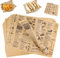 100 Piezas Papel Encerado para Alimentos,Papel de Horno Reutilizable,Antiadherente Papel Envolver Alimentos，para Alimentos, Queso, Sándwiches, Panes, Papas Fritas,Hamburguesas, Pasteles