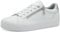 s.Oliver Damen Sneaker flach mit Reißverschluss Freizeit, Weiß (White), 42 EU