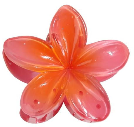 Egg Flower Hair Claw Clip per capelli spessi, fermaglio per capelli grandi, fermagli colorati per capelli, fermagli per capelli, per donne, donne e ragazze