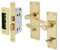 Locks and Screws Victorian Scroll Polished Brass Bathroom Door Handles & 64mm Bathroom Lock Set Polished Brass Finish