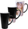 Aayahakawa Tasse magique personnalisée avec changement de chaleur avec photo, image de collage thermique personnalisée, tasse à café et à thé, 500 ml (tasse noire, 500 ml)