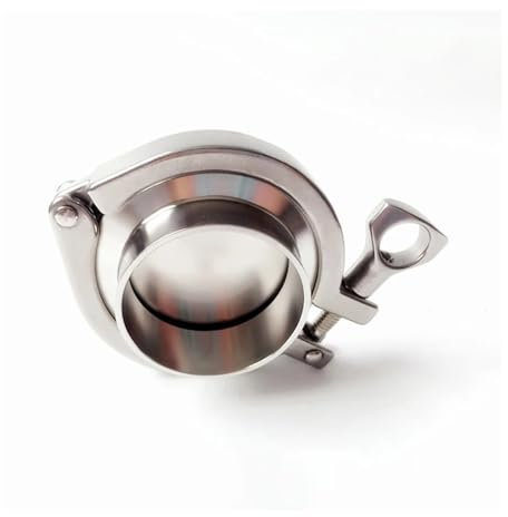 End Cap Set 76mm Pipe OD (40mm height) x 3 Tri Clamp SUS 304 Homebrew End Cap Set