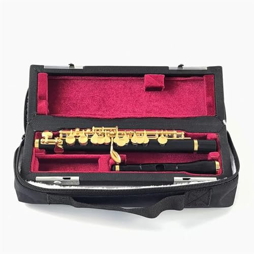 Professionelle Querflöte Piccolo-Flöte Mit C-Tonart Kupfernickel Versilberte Tasten Holzkorpus(163G)