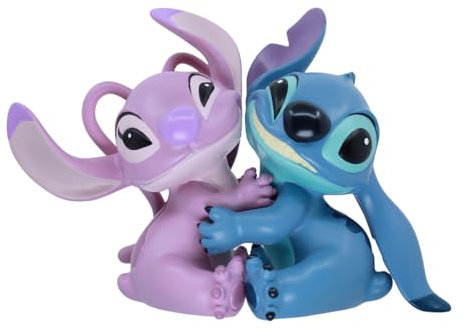 Disney Showcase Collection Stitch and Angel Bookends, Height 14cm