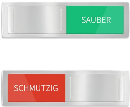 Magnet für Schiebeschild Geschirrspüler SAUBER/SCHMUTZIG Sign,Rostschreck für Spülmaschine Verwendet für Reinigung und Schmutz Erinnerungszeichen,Küchengadgets,Magnete Kühlschrank Modische Küchendekor