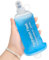 GYGYL Gourde souple de 250 ml en TPU pliable pour sac d'hydratation, gilet de course, bouteille d'eau pliable anti-fuite pour randonnée, cyclisme, escalade, jogging - Bleu