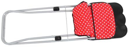 Generisch Puppenhochstuhl für Puppen Roter Hochstuhl Kompatibel mit Verschiedenen Puppentypen für Rollenspiele und Kreative Spiele Drinnen und Draußen