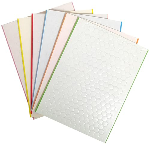 TUYOBG Doppelseitiges Klebeband 3D Klebepads in Hexagon-Form, Schaumstoff | Schaumstoff Klebekissen und Klebepunkte Doppelseitig – Selbstklebende Klebepads für Scrapbooking Basteln DIY Projekte