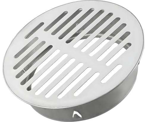 40mm-200mm Floor Drain Cover, 304 Stainless Steel Drain Covers Filter, Round Flat Drain Grate Cover, Anti-clogging Floor Drain Cover, For Balcony, Sinks, Garden(40mm/1.6in)