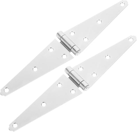 HOLIDYOYO 2 pezzi Cerniere Pesanti per Cancelli da Recinzione in Zincato Resistenti e Facili da Installare per Porte e Spazi Esterni