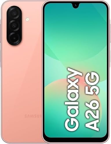Samsung Galaxy A26 5G 6GB RAM 256GB Speicher Rose AI Handy 5.000mAh Akku Android 15 Smartphone ohne Simlock ohne Branding