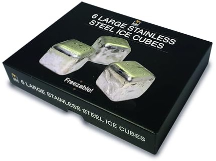 Jeray Rocks of Steel Drink Coolers Large steel cubes, over 25mm!