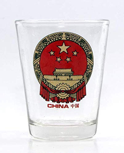China Coat Of Arms Shot Glass by World By Shotglass