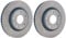 Blue Print ADN143130 Brake Disc Set (2 Brake Disc) front, internally ventilated, No. of Holes 5