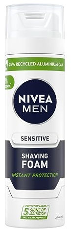 Nivea Men Shave Foam Soothe 6X200ML