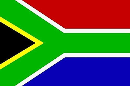 U24 Aufkleber Südafrika Flagge Fahne 8 x 5 cm Autoaufkleber Sticker