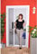 Slim Rollo - Fliegengitter für Tür als Rollo - Insektenschutzrollo Fliegengitterrollo Smart - 125 x 220 cm (anthrazit)