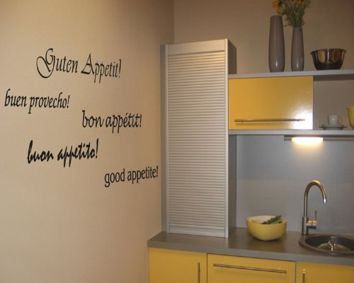 blattwerk-design Wandtattoo - Guten Appetit M042 Flieder