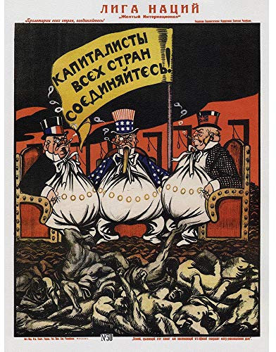Wee Blue Coo Soviet Union Anti Capitalist Capitalism Communism Advert Art Print Poster Wall Decor 12X16 Inch