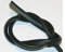 Modellbau-Werkstatt 1m Kantenschutz schwarz matt 3,5x5,5mm für Lexan Karosserie/Kabinenhaube/Bleche UVM. - Kederband PVC weich U-Profil Keder