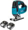 Makita DJV182Z 18V LXT Brushless Jigsaw with 2 x BL1830 3.0Ah Batteries