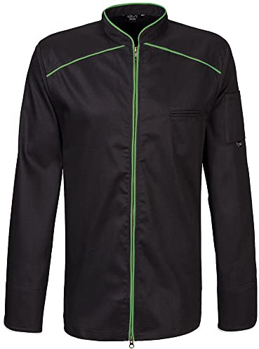 EXNER Kochjacke Langarm mit Paspel, 2-Wege RV
