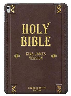 Innovedesire Holy Bible Cover King James Version Tablet Funda Carcasa Case para iPad Air 2, iPad 9.7 (2017,2018), iPad 6, iPad 5
