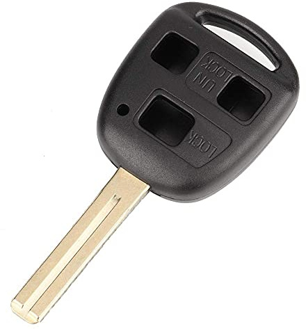 Keyless Entry Remote Control Key Case for IS200 GS300 LS200 RX300 Remote Control Key Case Shell 3 Button Replace Key Fob Shell Cover