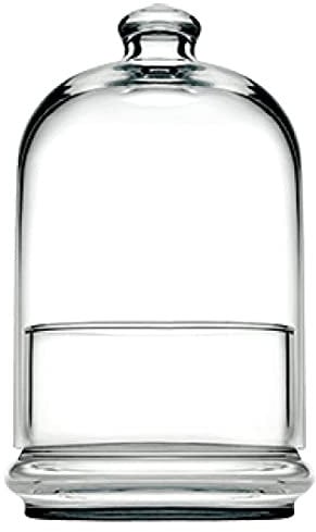 PASABAHCE 1113568 Contenitore Midi Patisserie in Vetro con Cupola, Cm 11.5 X 19 H, Glass, Multicolore