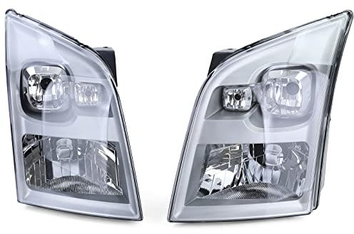 Scheinwerfer H4 mit Stellmotor Paar Links Rechts für Ford Transit 06-14