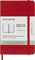 Moleskine - 18 Monate Wochenplaner, Terminkalender 2022/2023, Wochenplaner im Festen Einband und Gummibandverschluss, Maß Pocket 9 x 14 cm, Farbe: Scharlachrot