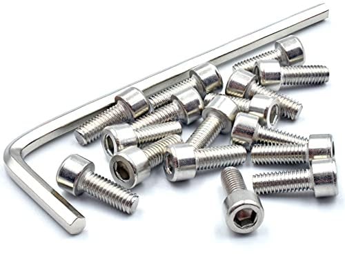 myBESTscooter - Tornillos De Cubierta De Rueda Lateral 16 PCS Para Xiaomi M365 1S Essential Pro 2 Patinete Eléctrico