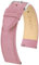 HIRSCH Uhren-Armband Osiris Nubuk L - Uhr-Band aus naturbelassenem Kalbs-Leder - Rosa - 22 mm