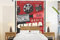 Selbstklebend Tapete Wandpapier Wandaufkleber Fototapete Tapeten Wanddeko 160x220 cm Kino - Jahrgang - Plakat - Retro