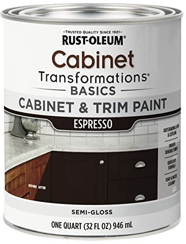 Rust-Oleum Cabinet Transformations & Trim Paint, Espresso, Quart