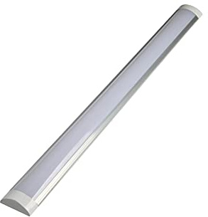 ILLUMINATIO 40W LED Batten Light for Home and Office Lighting, 6500K Cool White Wall and Ceiling LED Tube Light, 4Ft Slim LED Batten Fitting