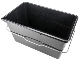 Handelskönig Farbeimer mit Ausgießer 8 Liter Eimer Kübel Behälter Kunststoff 27,5 x 22 x 18,5 cm