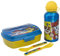 Set de botella de aluminio de 400 ml y fiambrera con cubiertos de La Patrulla Canina