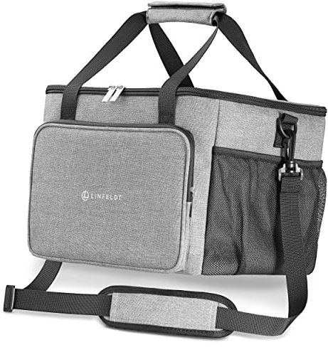 LINFELDT® Kühltasche 15L - TOP ISOLIERTASCHE & KÜHLBOX KLEIN | Lunchbox Tasche - Kühltasche Faltbar | Picknicktasche, Thermotasche, Lunch Tasche, Kühltasche Auto