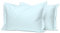 Pizuna 400 Fadenzahl Baumwolle Oxford Kissenbezug 50 X 75 Baby blau, 2-teilig 100% langstapelige Baumwolle weiche Mako-Satin weben luxuriös Kissenbezug mit 5cm Rahmen und 20cm Klappe