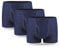 3 Stück Inkontinenz Pants Männer, Herren-Boxershorts für Inkontinenz mit saugfähigem Pad 300 ml Urinkapazität Baumwolle Waschbar Unterwäsche für Männer Blau S