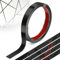 EFUTURETIME Moldura Autoadhesiva de Acero Inoxidable, 2cmx5m, Moldura Decorativas de Pared, Moldura Flexible con Efecto Espejo para Decoración de Muebles, Bordes de Espejo, Puerta, Techo, Negro