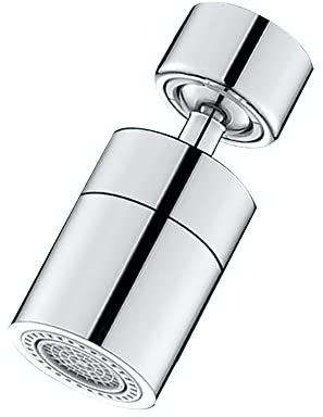 Kitchen and BasinTap Spray Head,360° Swivel Dual-Function Sprayer,80-Degree Big Angle Swivel Faucet Aerator,Faucet Extension Sprayer,Kitchen Faucet Aerator Splash Proof Spout