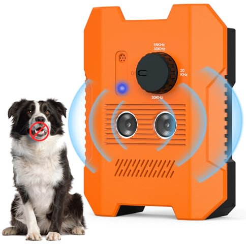 Hatolove Anti Bell Gerät für Hunde, Antibell Ultraschall Gerät mit 3 Modi, 50Fuß Wiederaufladbares Antibell für Hunde, Anti-Bell-mittel für Hunde Sicher für Kleine Mittel Große Hunde Innen Draußen