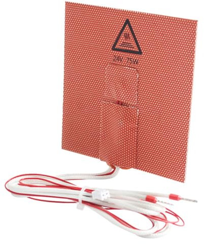 ARVALOLET 3D-Drucker Zubehör: Heizkissen 100x100mm mit NTC 100K Thermistor, 24V 75W for VONON Modelle