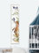 wolga-kreativ Messlatte Massband Messleiste mit Holzaufhängung für Kinder Waldtiere Fuchs personalisiert mit Name-n e Kinderzimmer Geschenk Baby Taufe Geburt